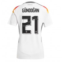 Camiseta Alemania Ilkay Gundogan #21 Primera Equipación para mujer Eurocopa 2024 manga corta